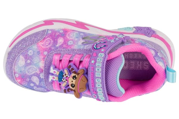 Skechers Snuggle Sneaks - Skech Squad 302214L-LVMT, til Pige, Sneakers, lyserød