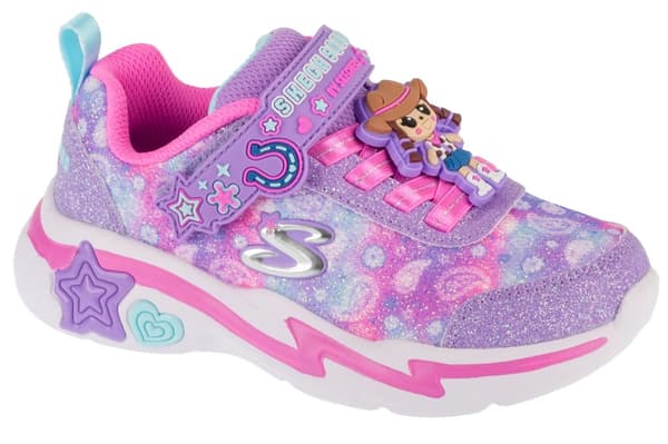 Skechers Snuggle Sneaks - Skech Squad 302214L-LVMT, til Pige, Sneakers, lyserød