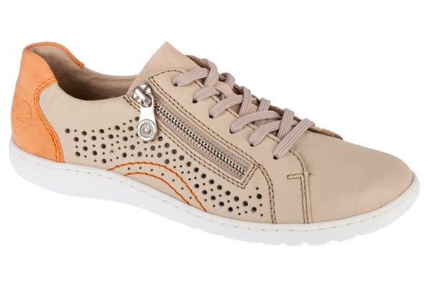 Rieker Sneakers 52824-60, Kvinna, Sneakers, beige Beige 37