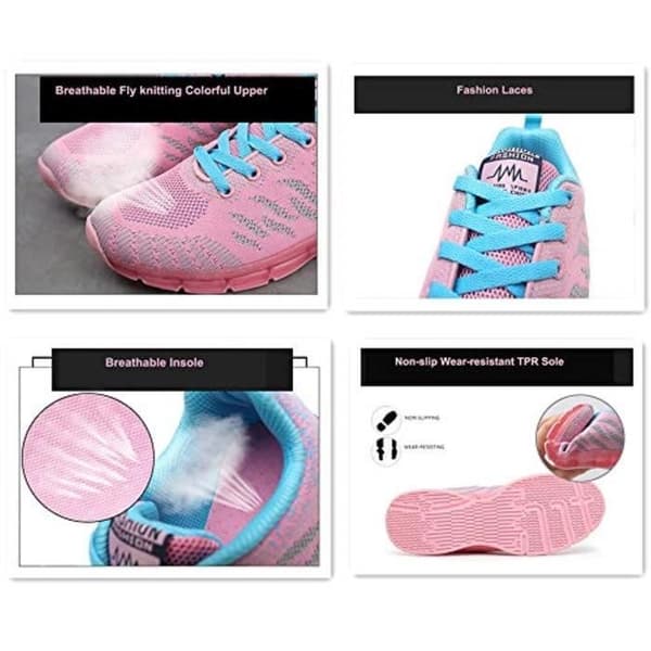 Sandaler för vandring RSJIN multisportsskor jogging sneakers i stickat fitness mesh låga löparskor topp gymskor