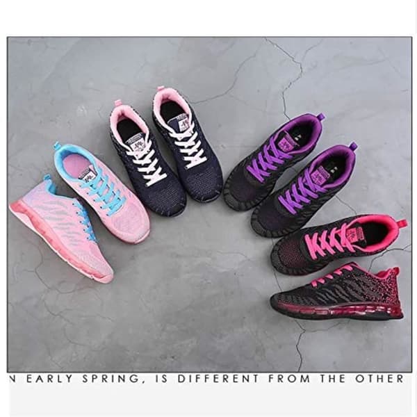 Sandaler för vandring CUWFV multisport sneakers jogging strumpor fitness mesh låga löparskor topp gymskor