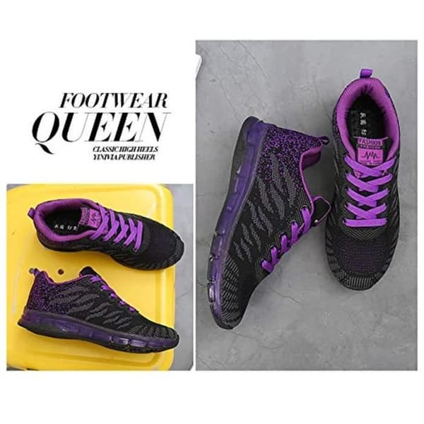 Sandaler för vandring CUWFV multisport sneakers jogging strumpor fitness mesh låga löparskor topp gymskor