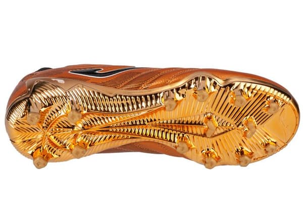 Fotbollsskor - Joma - Powerful Cup 2418 AG - Guld - Mikrofiber - Syntetisk (AG)