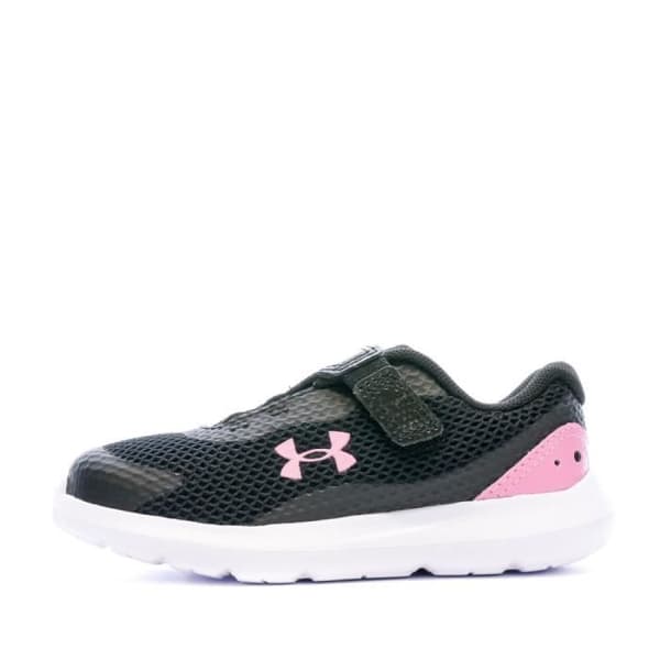 Baskets Noir/Rosa Fille Under Armour Surge 3