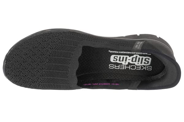 Skechers Slip-ins: Seager - Believe It 158980-BBK, Kvinde, Sneakers, sort