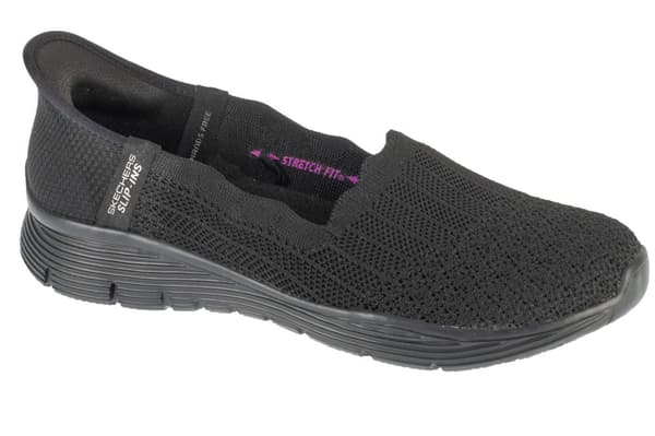 Skechers Slip-ins: Seager - Believe It 158980-BBK, Kvinde, Sneakers, sort