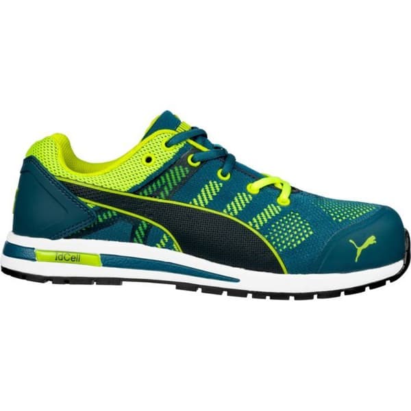 Puma Elevate Knit Green Low S1P ESD HRO SRC säkerhetssneaker - Grön - 44