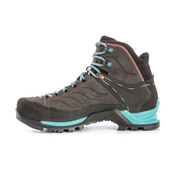 Vandringsskor - Salewa - WS Mtn Trainer Mid Gtx - Dam - Svart / turkos