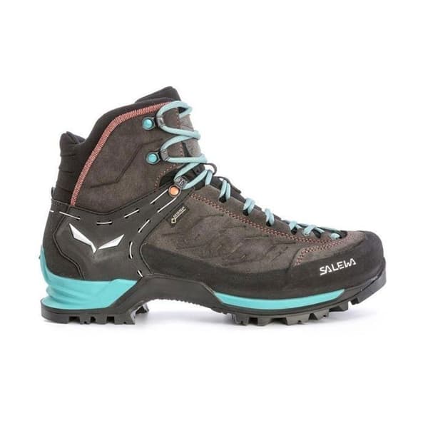 Vandringsskor - Salewa - WS Mtn Trainer Mid Gtx - Dam - Svart / turkos