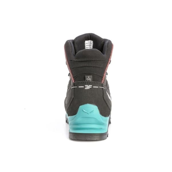 Vandringsskor - Salewa - WS Mtn Trainer Mid Gtx - Dam - Svart / turkos