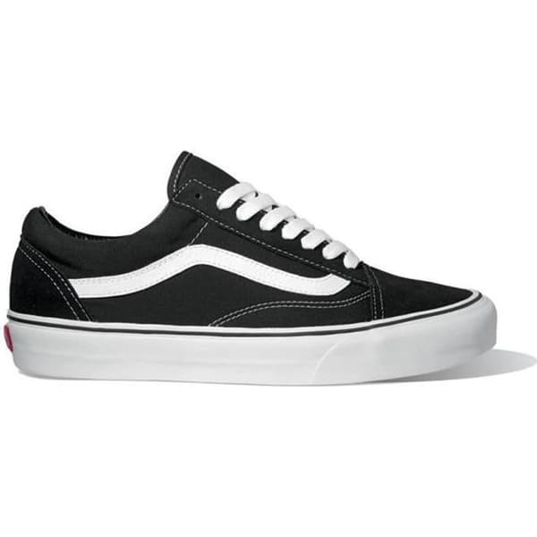 Tennis skor - VANS - Old Skool - Läder - Elastisk - Svart