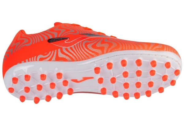 Fotbollsskor för en pojke, Orange, Joma Evolution Jr 24 EVJW AG