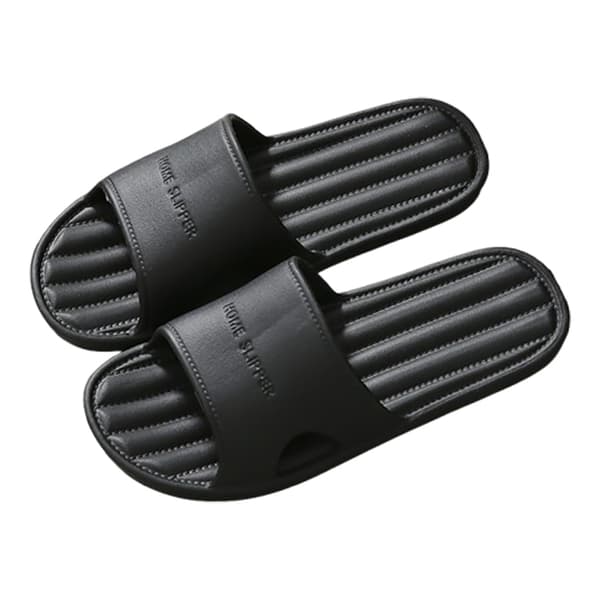 INF Komfortable svarte EVA-slippers - Perfekt for innendørs og utendørs Sort 39-40