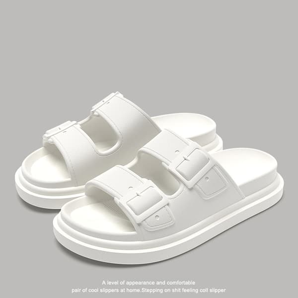 INF Komfortable hvite EVA-slippers Hvit 36/37