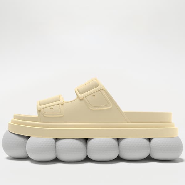 INF Komfortable hvite EVA-slippers Hvit 36/37