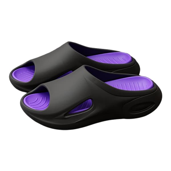 INF Mukavat mustat violetit tohvelit Violetti 39-40