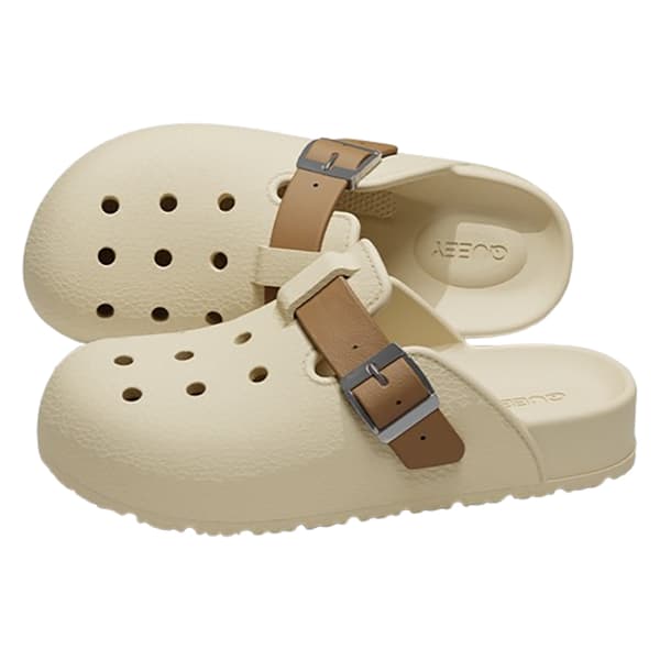 INF Komfortable og stilige Clog-sandaler AprikosC