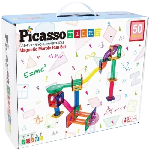 PicassoTiles - Magnetic Marble Run Set - byggsats