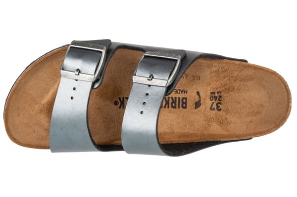 Birkenstock Arizona BF 1029224, Kvinna, Tofflor, silver