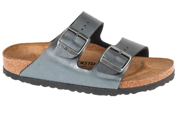 Birkenstock Arizona BF 1029224, Kvinna, Tofflor, silver