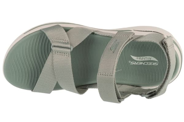 Skechers Go Walk Arch Fit Sandal - Attract 140808-SAGE, Kvinna, Sandaler, grå