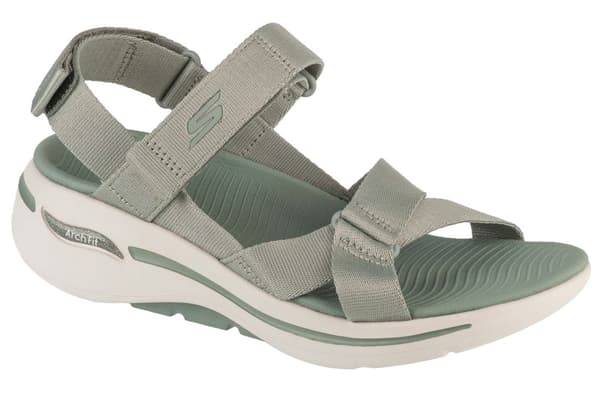 Skechers Go Walk Arch Fit Sandal - Attract 140808-SAGE, Kvinna, Sandaler, grå