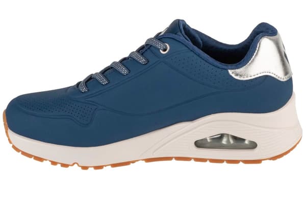 Skechers Uno-Shimmer Away 155196-NVSL, Kvinna, Sneakers, marinblå