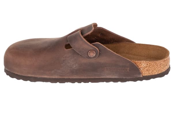 Birkenstock Boston SFB LEOI 159711, Unisex, Tofflor, brun