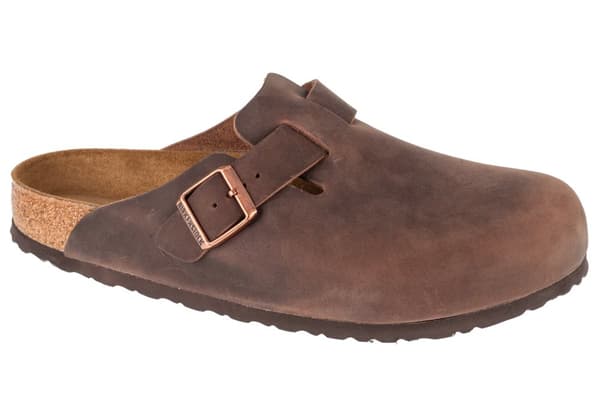 Birkenstock Boston SFB LEOI 159711, Unisex, Tofflor, brun