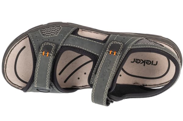 Rieker Sandals 26156-47, Man, Sandaler, grå