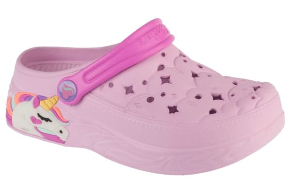 Skechers Unicorn Dreamer 308400L-LTPK, til Pige, Slides, blå Blue 35