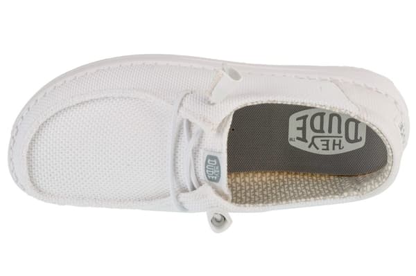 Hey Dude Wendy Stretch Sox 41878-100, Kvinde, Sneakers, hvid