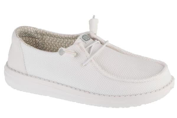 Hey Dude Wendy Stretch Sox 41878-100, Kvinde, Sneakers, hvid