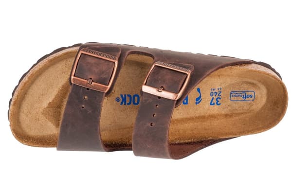 Birkenstock Arizona SFB LEOI 452763, Kvinna, Tofflor, brun