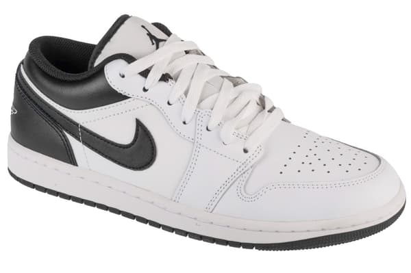 Air Jordan 1 Low 553558-132, Man, Sneakers, vit White 40