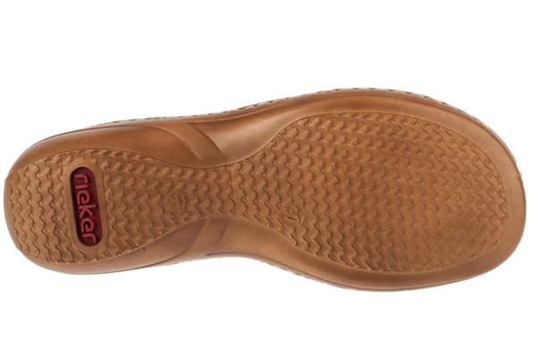 Rieker Sandals 608C0-62, Kvinna, Sandaler, beige
