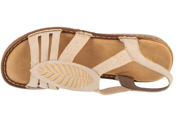 Rieker Sandals 608C0-62, Kvinde, Sandaler, beige