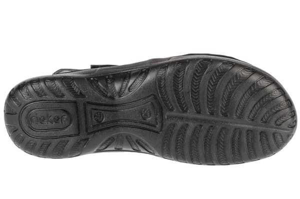 Rieker Sandals 64870-00, Kvinde, Sandaler, sort