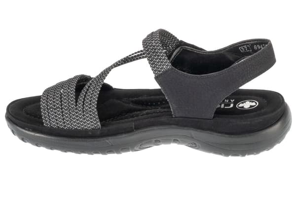 Rieker Sandals 64870-00, Kvinde, Sandaler, sort