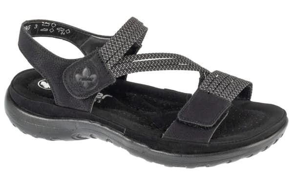 Rieker Sandals 64870-00, Kvinde, Sandaler, sort