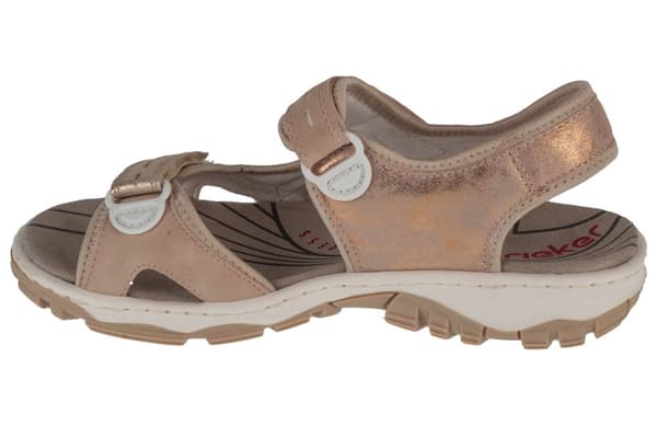 Rieker Sandals 68866-31, Kvinde, Sandaler, lyserød