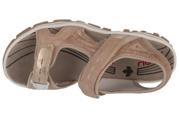 Rieker Sandals 68866-31, Kvinde, Sandaler, lyserød