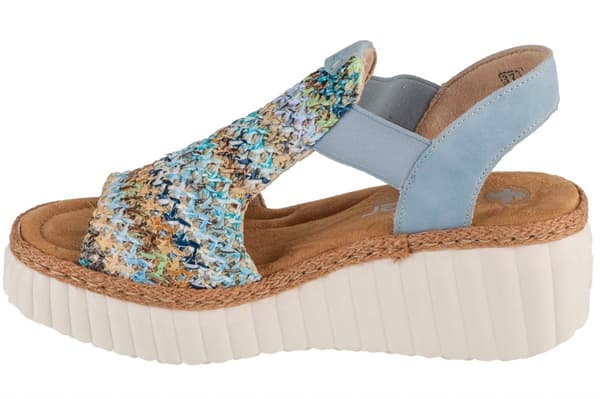 Rieker Sandals 69172-91, Kvinna, Sandaler, blå