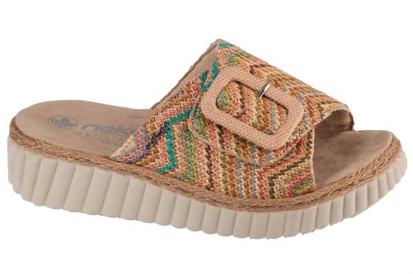 Rieker Sandals 69253-91, Kvinna, Sandaler, flerfärgad