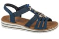 Miniatyrbild 1 av 4: Rieker Sandals V0649-14, Kvinna, Sandaler, marinblå