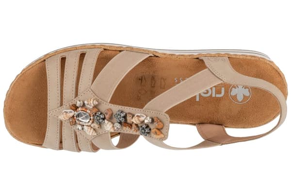 Rieker Sandals V0649-62, Kvinde, Sandaler, beige