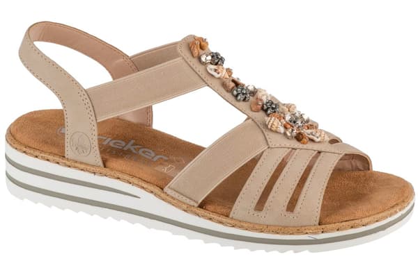 Rieker Sandals V0649-62, Kvinde, Sandaler, beige