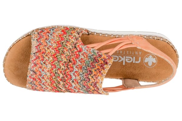 Rieker Sandals V1241-90, Kvinna, Sandaler, flerfärgad