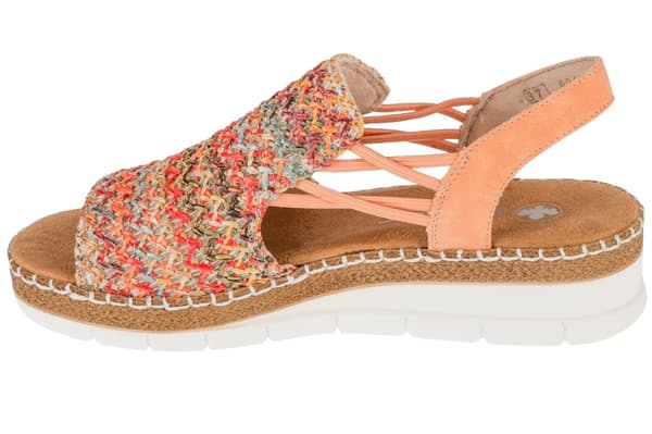 Rieker Sandals V1241-90, Kvinna, Sandaler, flerfärgad