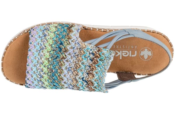 Rieker Sandals V1241-91, Kvinna, Sandaler, flerfärgad
